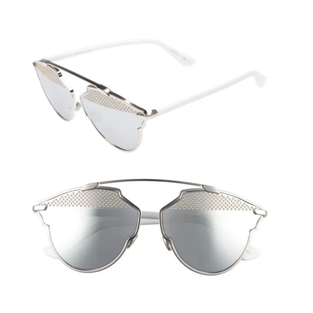 COPY - Christian Dior So Real Stud/S 084J-NR Palladium/White Sunglasses